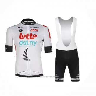 2024 Fahrradbekleidung Lotto Dstny Wei Trikot Kurzarm Und Tragerhose