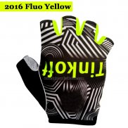 2016 Saxo Bank Tinkoff Handschuhe Radfahren Shwarz und Gelb