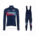 2023 Fahrradbekleidung Trek Factory Blau Trikot Langarm Und Tragerhose 2023 Fahrradbekleidung Trek Factory Blau Trikot Langarm Und Tragerhose