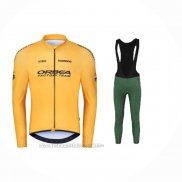 2024 Fahrradbekleidung Orbea Gelb Trikot Langarm Und Tragerhose