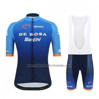 2019 Fahrradbekleidung DE Rosa Blau Trikot Kurzarm und Tragerhose