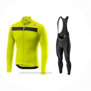 2024 Fahrradbekleidung Castelli Grun Trikot Langarm Und Tragerhose