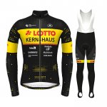 2022 Fahrradbekleidung Lotto-kern Haus Shwarz Gelb Trikot Langarm und Tragerhose 2022 Fahrradbekleidung Lotto-kern Haus Shwarz Gelb Trikot Langarm und Tragerhose