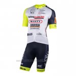 2022 Fahrradbekleidung Wanty-Gobert Cycling Team Wei Blau Trikot Kurzarm und Tragerhose 2022 Fahrradbekleidung Wanty-Gobert Cycling Team Wei Blau Trikot Kurzarm und Tragerhose
