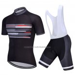 2021 Fahrradbekleidung Factory Stock Shwarz Trikot Kurzarm und Tragerhose