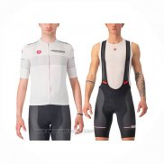 2024 Fahrradbekleidung Giro d'Italia Wei Trikot Kurzarm Und Tragerhose