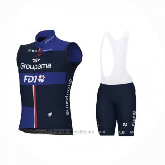 2024 Windweste Groupama-FDJ Wei Blau Und Tragerhose