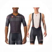 2024 Fahrradbekleidung Giro d'Italia Shwarz Trikot Kurzarm Und Tragerhose