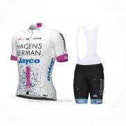 2024 Fahrradbekleidung Hagens Berman Axeon Rosa Trikot Kurzarm Und Tragerhose