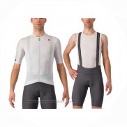 2024 Fahrradbekleidung Giro d'Italia Silber Trikot Kurzarm Und Tragerhose