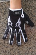 Skull Langfingerhandschuhe Radfahren Shwarz Shwarz