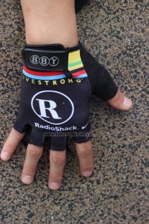 2013 Radioshack Handschuhe Radfahren Shwarz