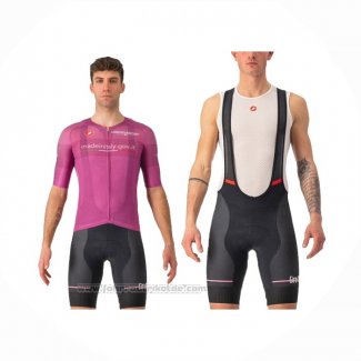 2024 Fahrradbekleidung Giro d'Italia Volett Trikot Kurzarm Und Tragerhose