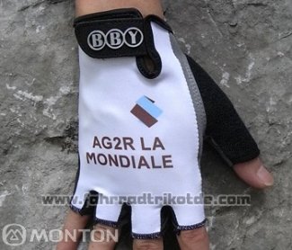 2011 Ag2r Handschuhe Radfahren Wei