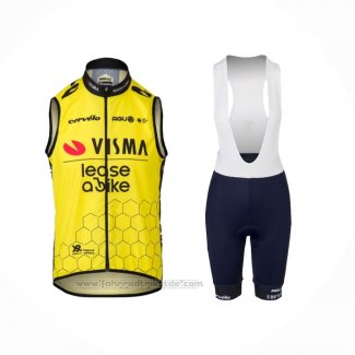 2024 Windweste Jumbo Visma Gelb Und Tragerhose